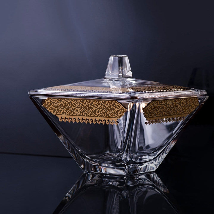 Dimlaj Cordoba Serving Bowl and Lid (Gold) - Premium Serving Bowls from Cordoba By Dimlaj - Just $500! 