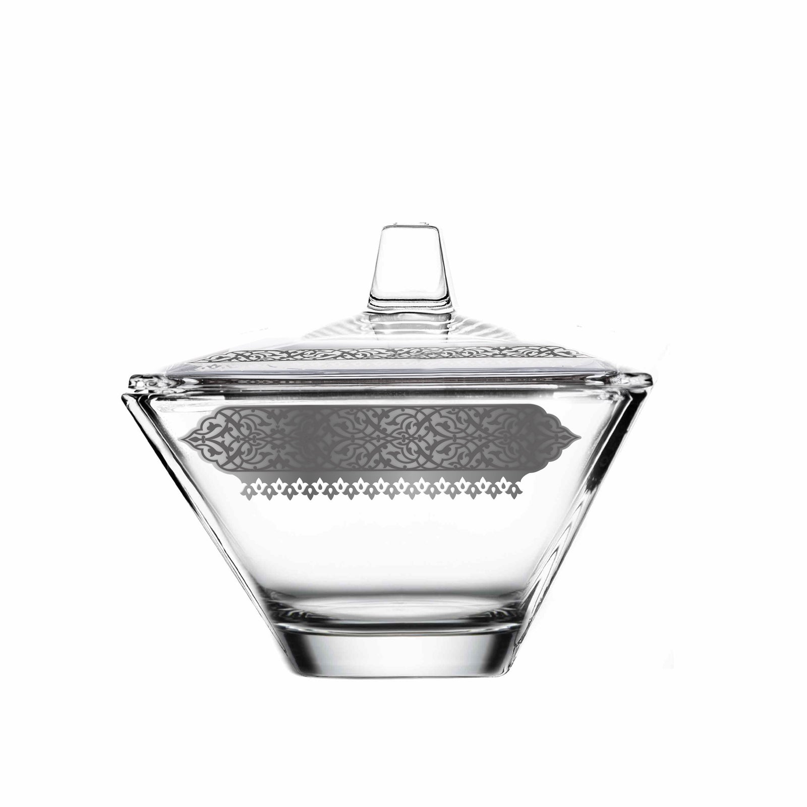 Dimlaj Cordoba Serving Bowl and Lid (Platinum) - Premium Serving Bowls from Cordoba By Dimlaj - Just $325! 