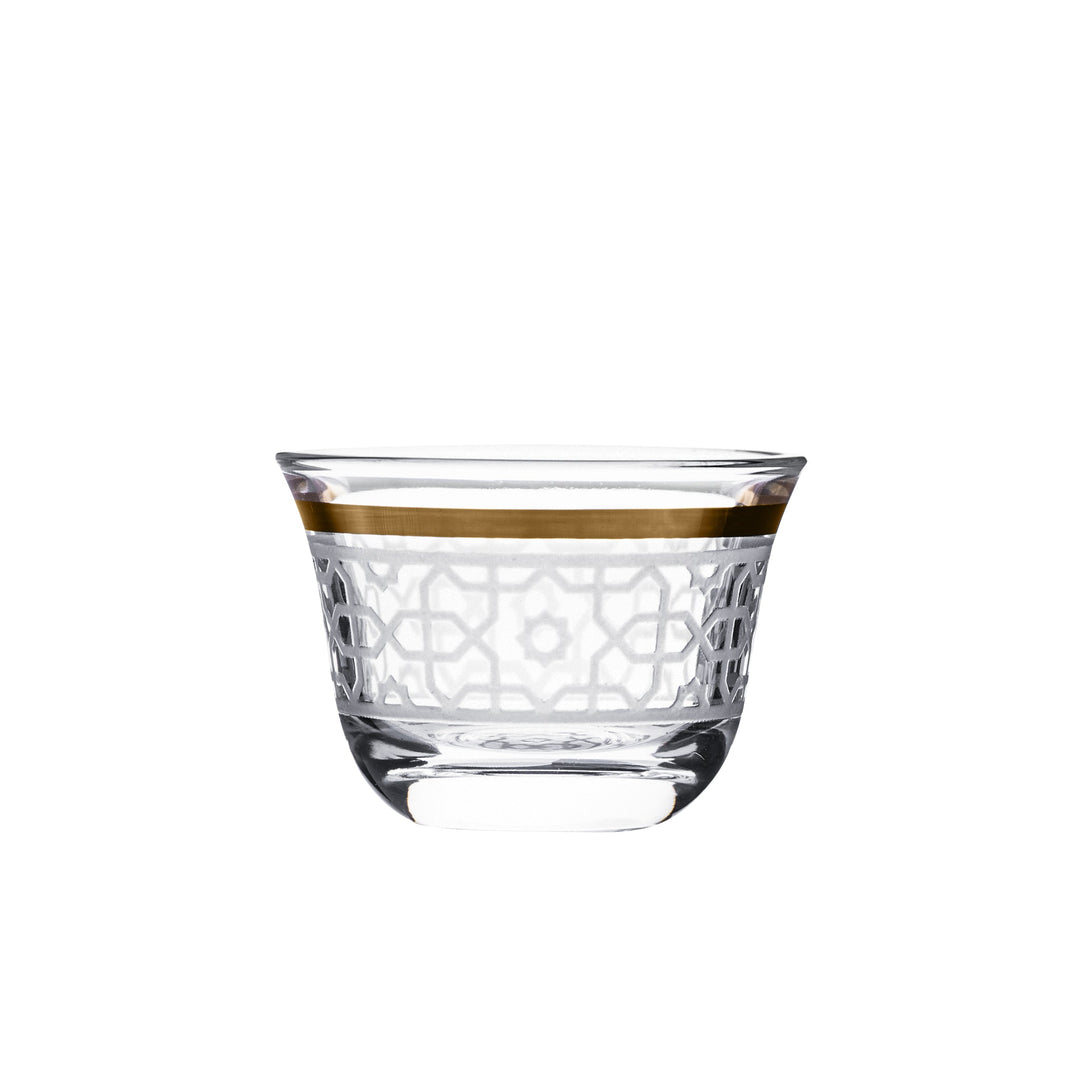 Dimlaj Ivory Set of 6 Pcs Cawa Cups (Gold) - Premium Cawa Cups from Ivory By Dimlaj - Just $250! 