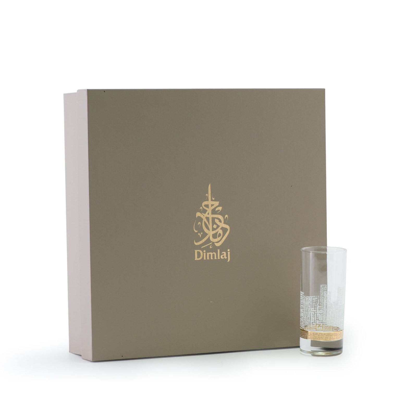 Dimlaj Abraj Set of 6 Pcs Tumblers (Gold) - Premium Tumblers from Abraj By Dimlaj - Just $210! 