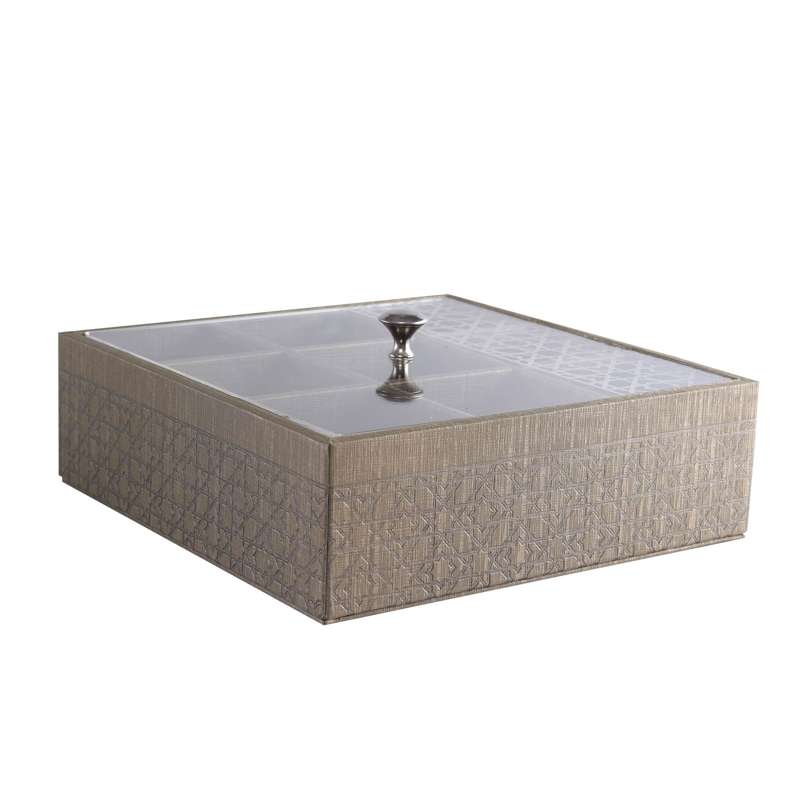 Dimlaj Cordoba Tea Box (Seal Color) - Premium Table Accessories from Cordoba By Dimlaj - Just $235! 