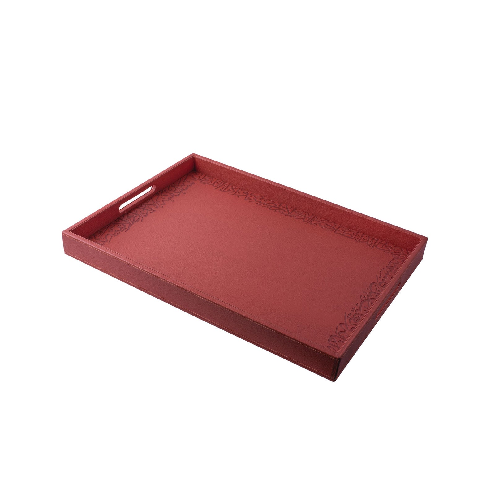 Dimlaj Kareem Small Serving Tray (Brick Color) - Premium Table Accessories from Kareem By Dimlaj - Just $315! 
