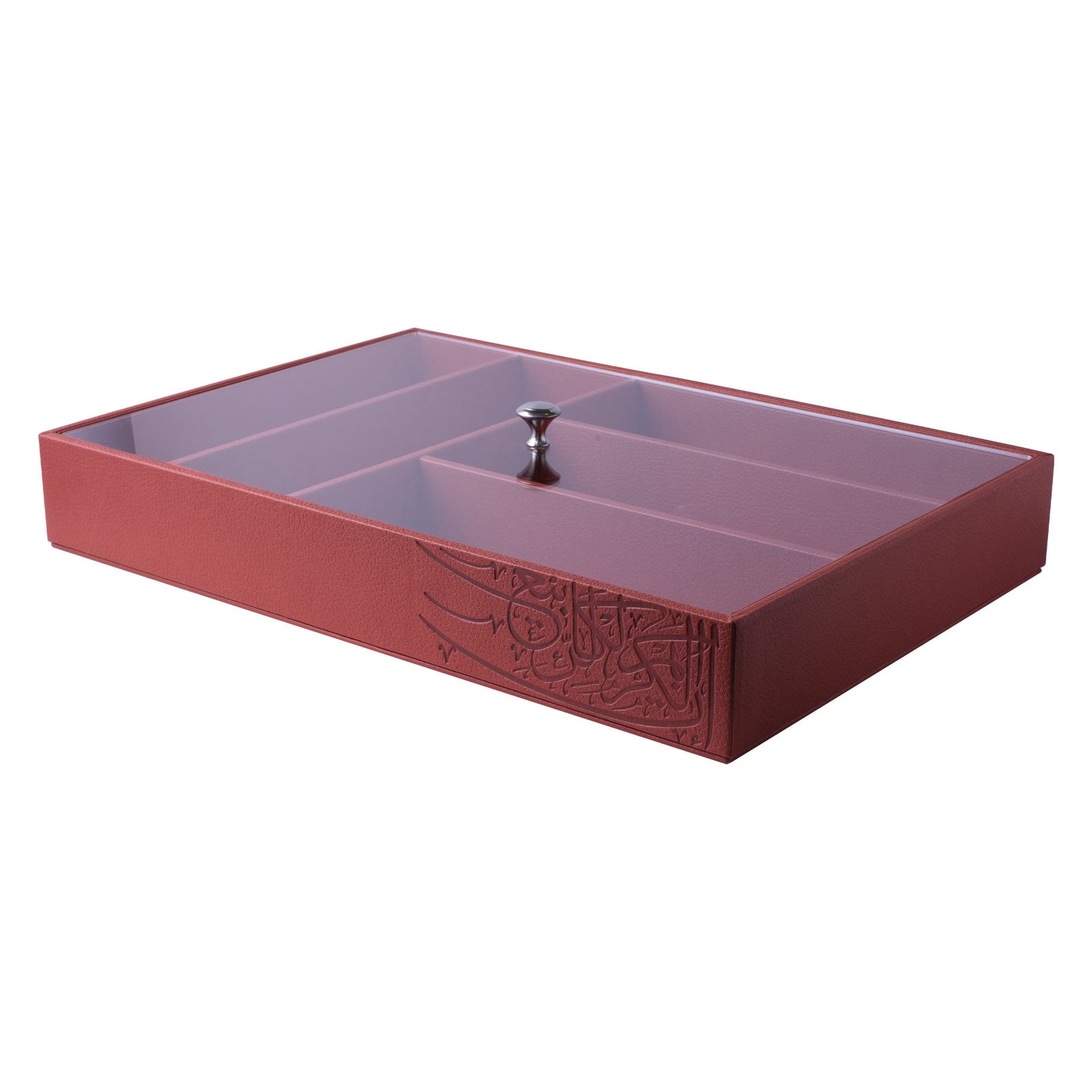 Dimlaj Kareem Cutlery Box (Brick Color) - Premium Table Accessories from Kareem By Dimlaj - Just $370! 