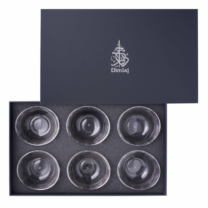 Dimlaj Suroor Set of 6 Pcs Small Serving Bowls (Platinum) - Premium Serving Bowls from Suroor By Dimlaj - Just $252! 