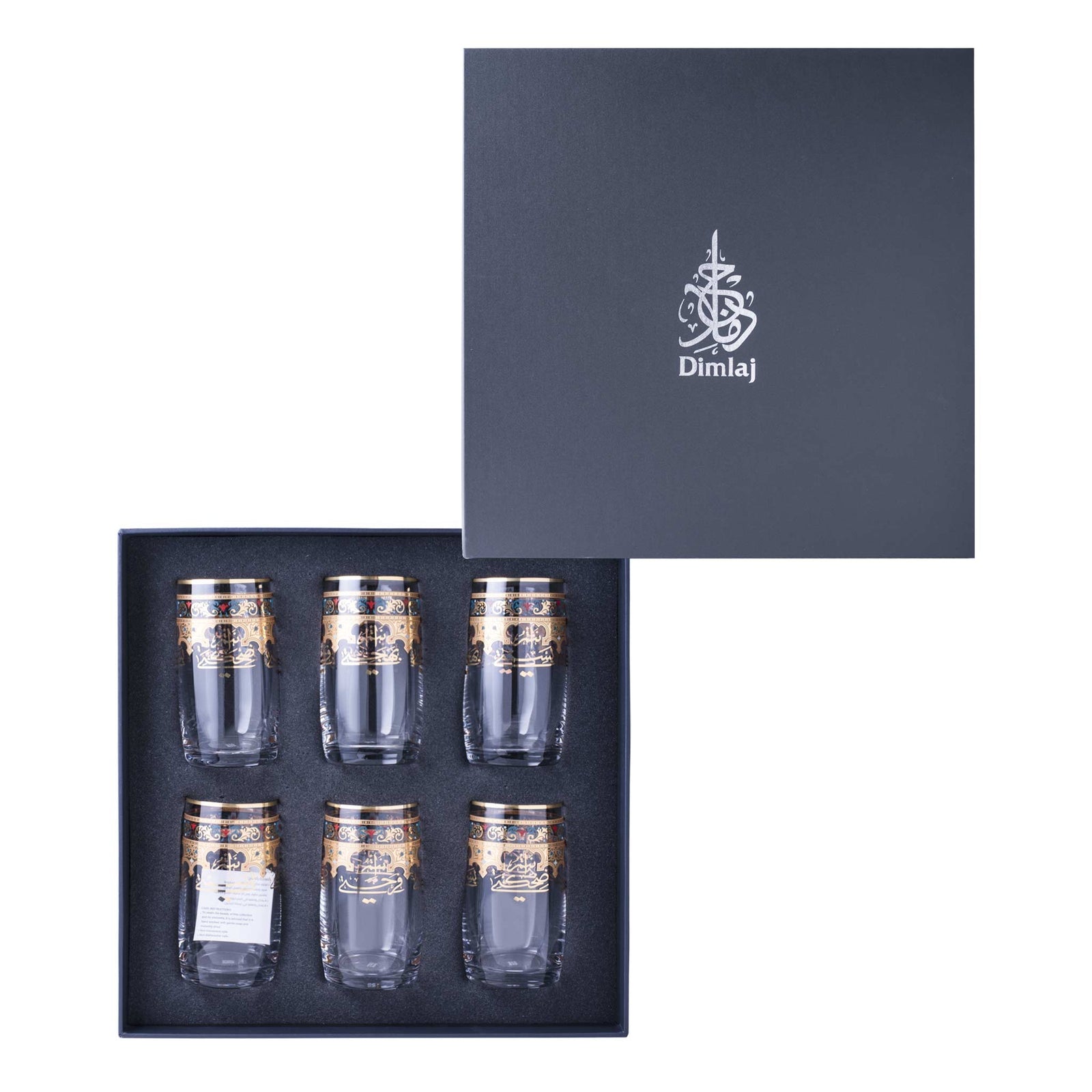 Dimlaj Suroor Set of 6 Pcs Tumblers (Gold) - Premium Tumblers from Suroor By Dimlaj - Just $315! 