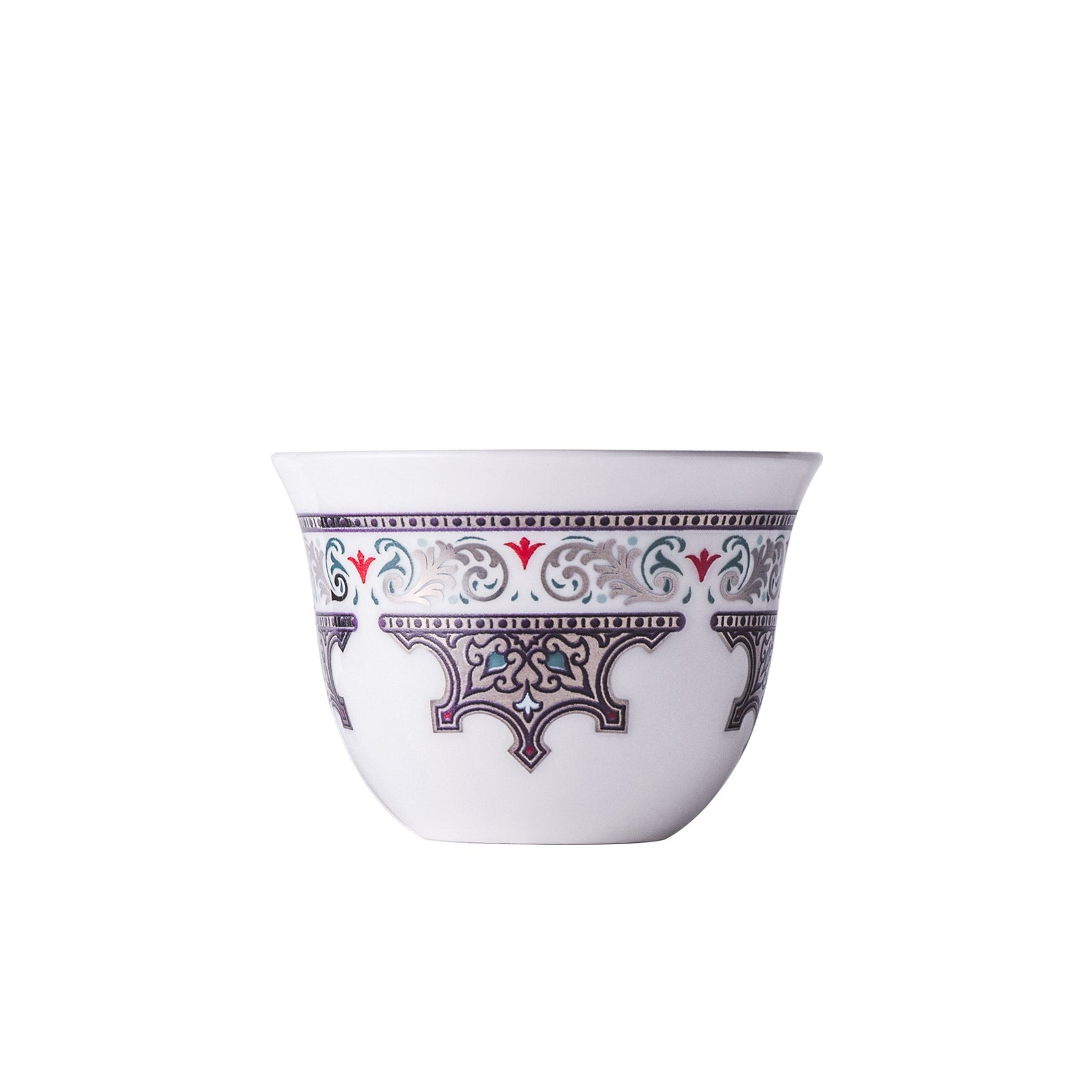 Dimlaj Suroor Set of 6 Pcs Cawa Cups (Platinum) - Premium Cawa Cups from Suroor By Dimlaj - Just $160! 
