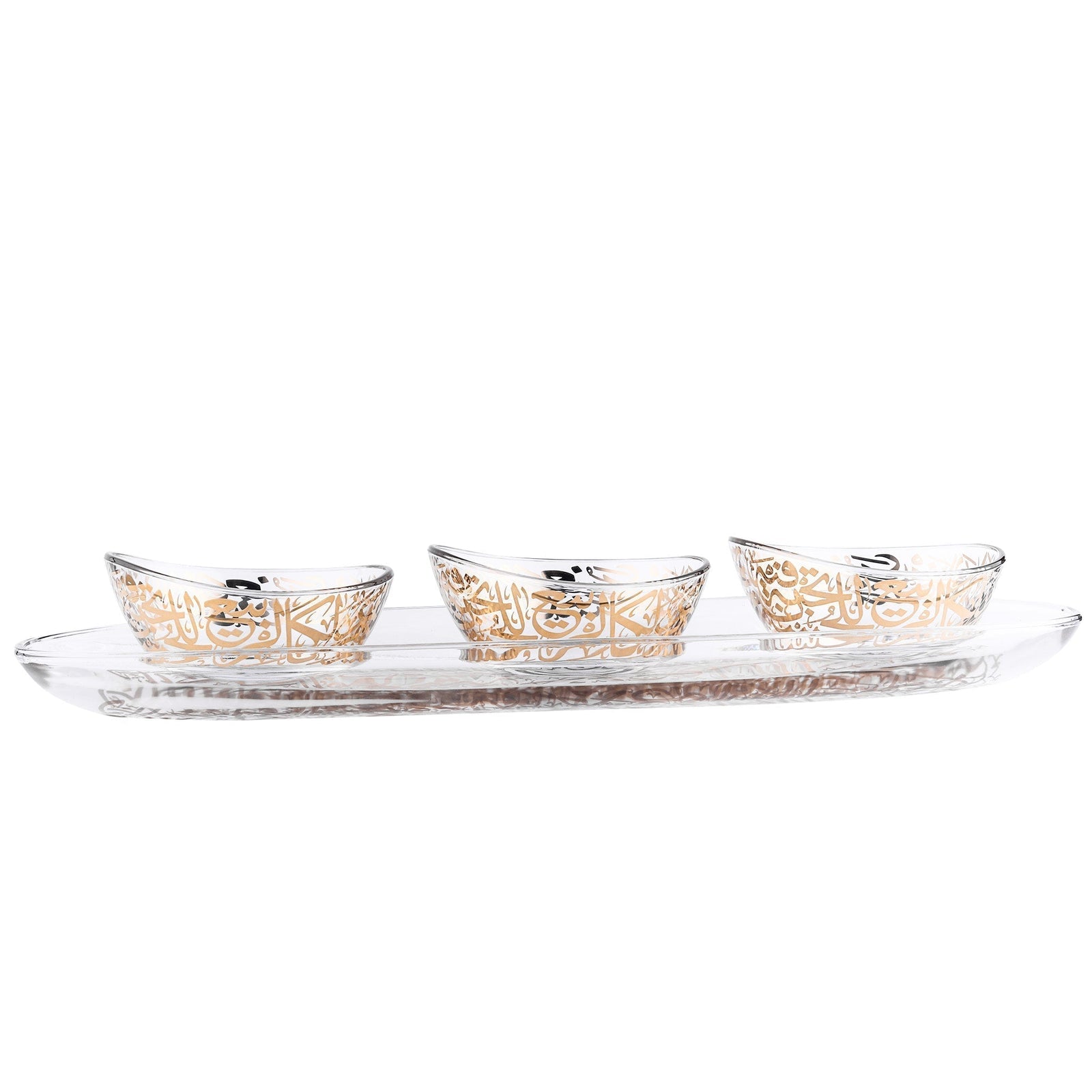 Dimlaj Kareem Set of 4 Pcs Papaya Bowls (Gold) - Premium Serving Bowls from Kareem By Dimlaj - Just $370! 