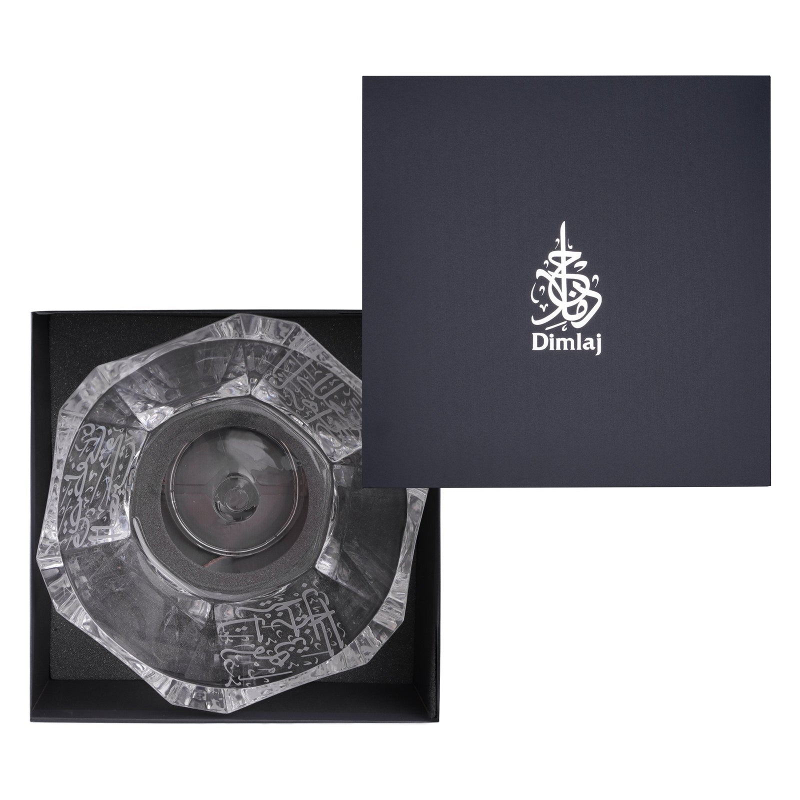 Dimlaj Thuluth Footed Serving Bowl (Engraved) - Premium Serving Bowls from Thuluth By Dimlaj - Just $750! 