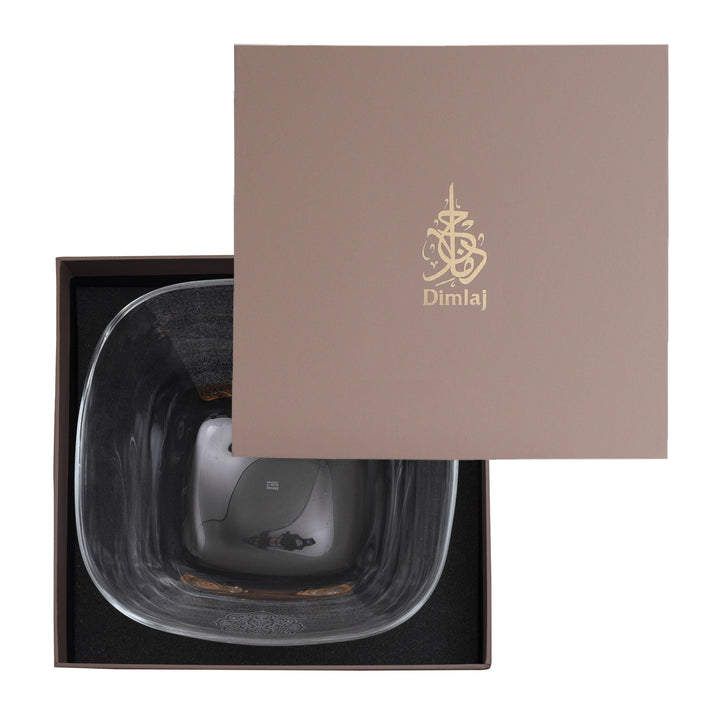 Dimlaj Massar Large Serving Bowl (Gold) - Premium Serving Bowls from Massar By Dimlaj - Just $200! 