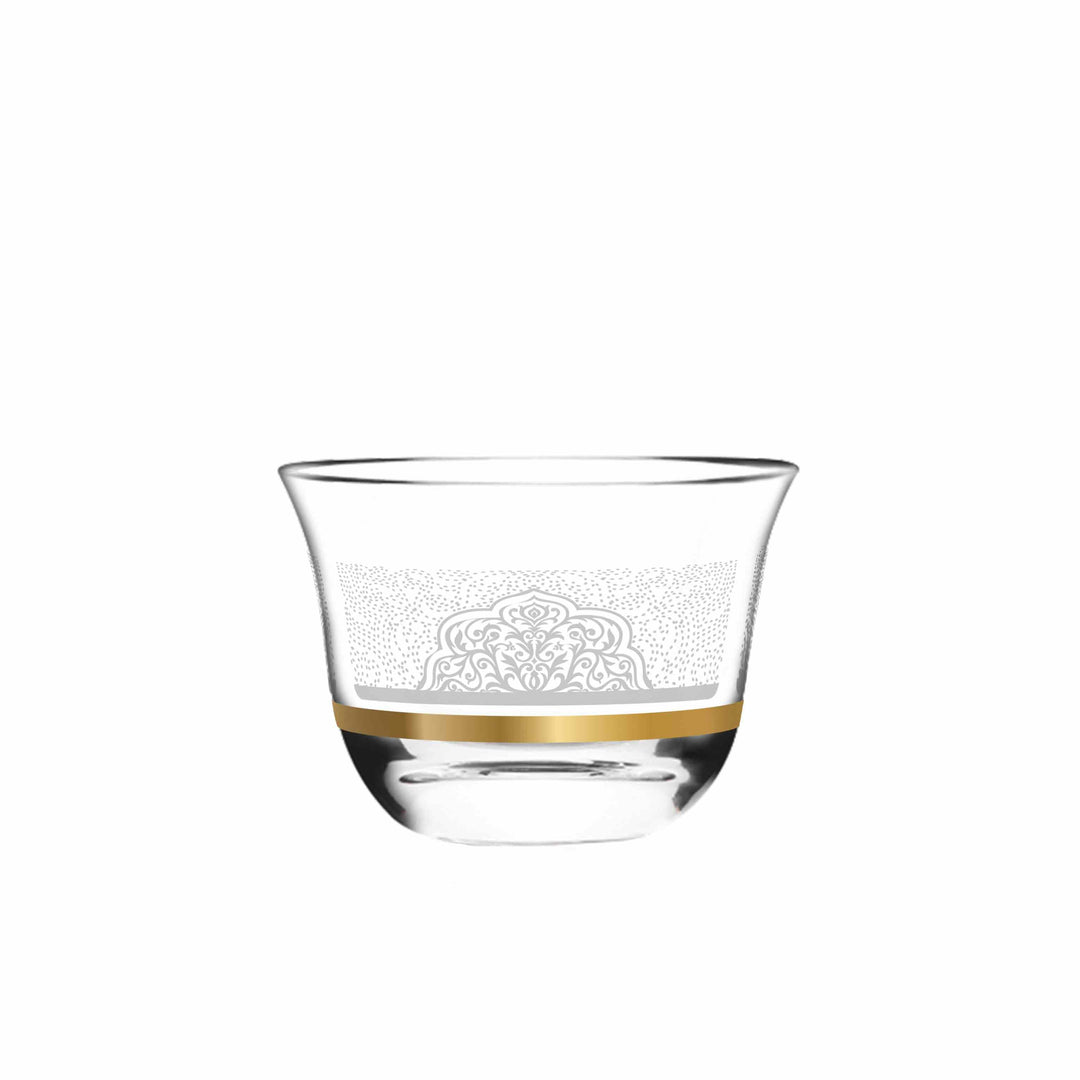 Dimlaj Massar Set of 6 Pcs Cawa Cups (Gold) - Premium Cawa Cups from Massar By Dimlaj - Just $130! 