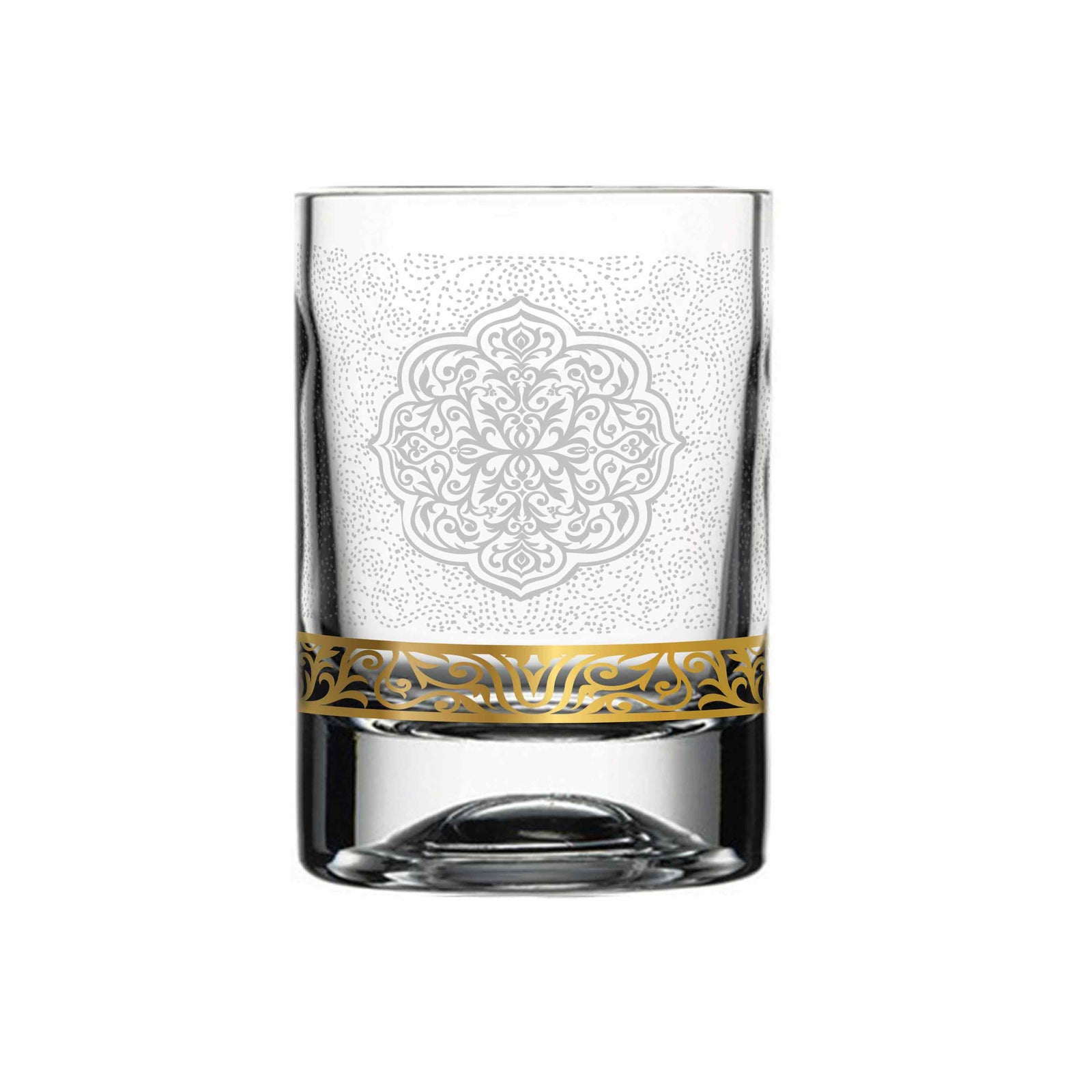Dimlaj Massar Set of 6 Pcs Short Tumblers (Gold) - Premium Short Tumblers from Massar By Dimlaj - Just $160! 