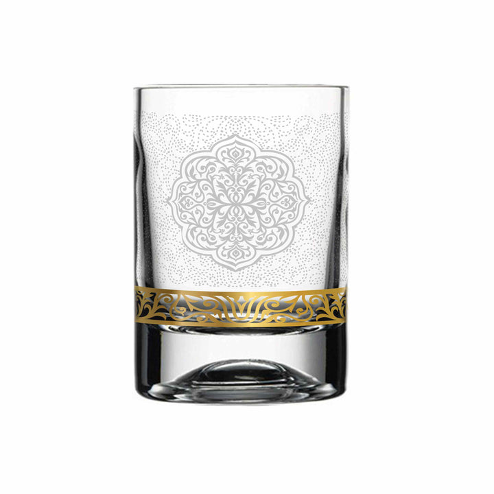 Dimlaj Massar Set of 6 Pcs Short Tumblers (Gold) - Premium Short Tumblers from Massar By Dimlaj - Just $160! 
