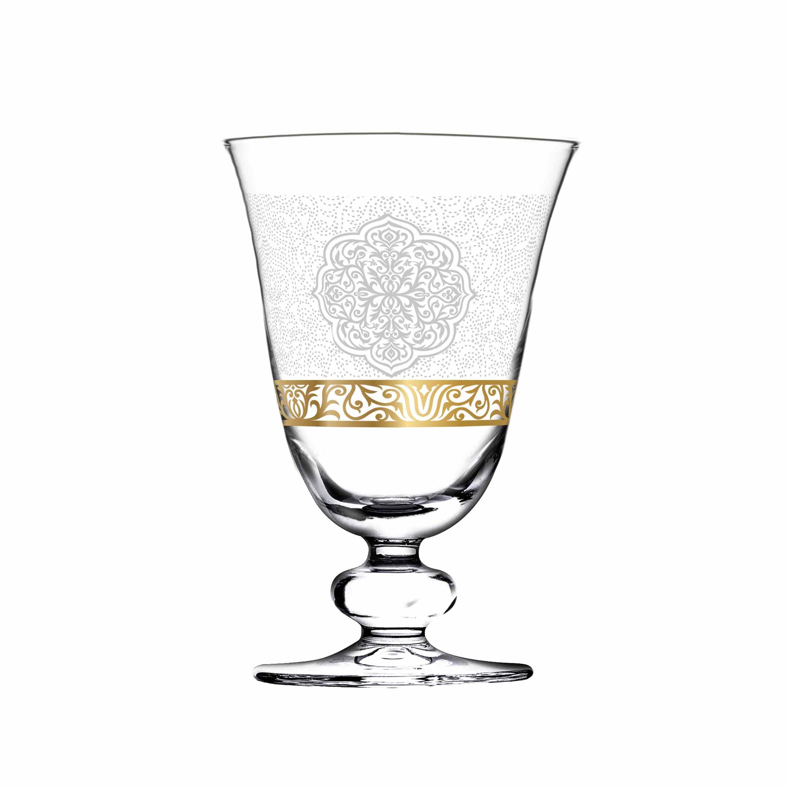 Dimlaj Massar Set of 6 Pcs Goblet Stems (Gold) - Premium Goblet Stemware from Massar By Dimlaj - Just $210! 