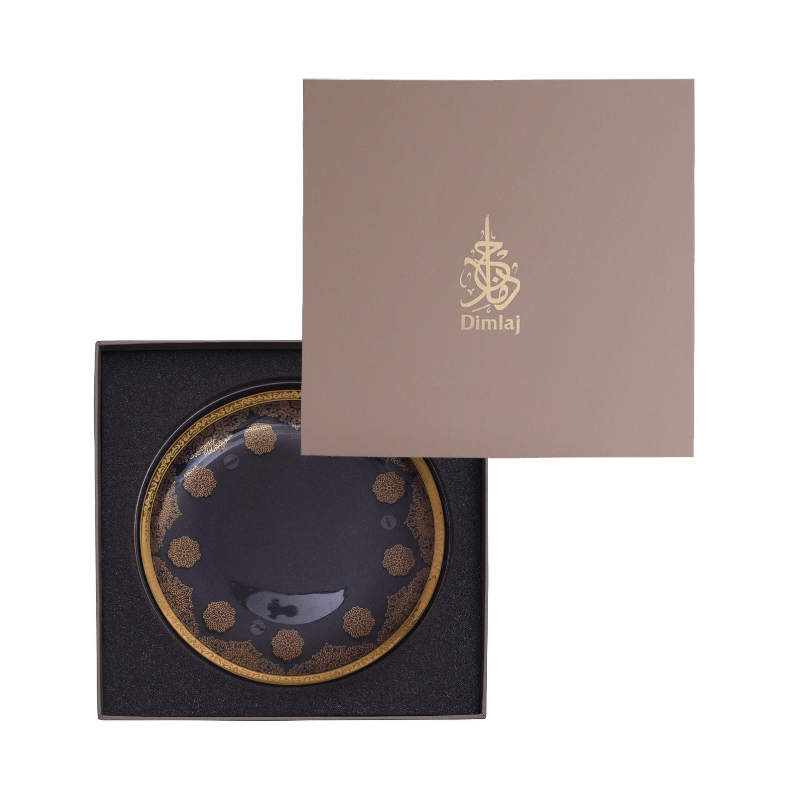 Dimlaj Selena Serving Tray with Handle (Gold & Pink) - Premium Seving Tray from Selena By Dimlaj - Just $168! 