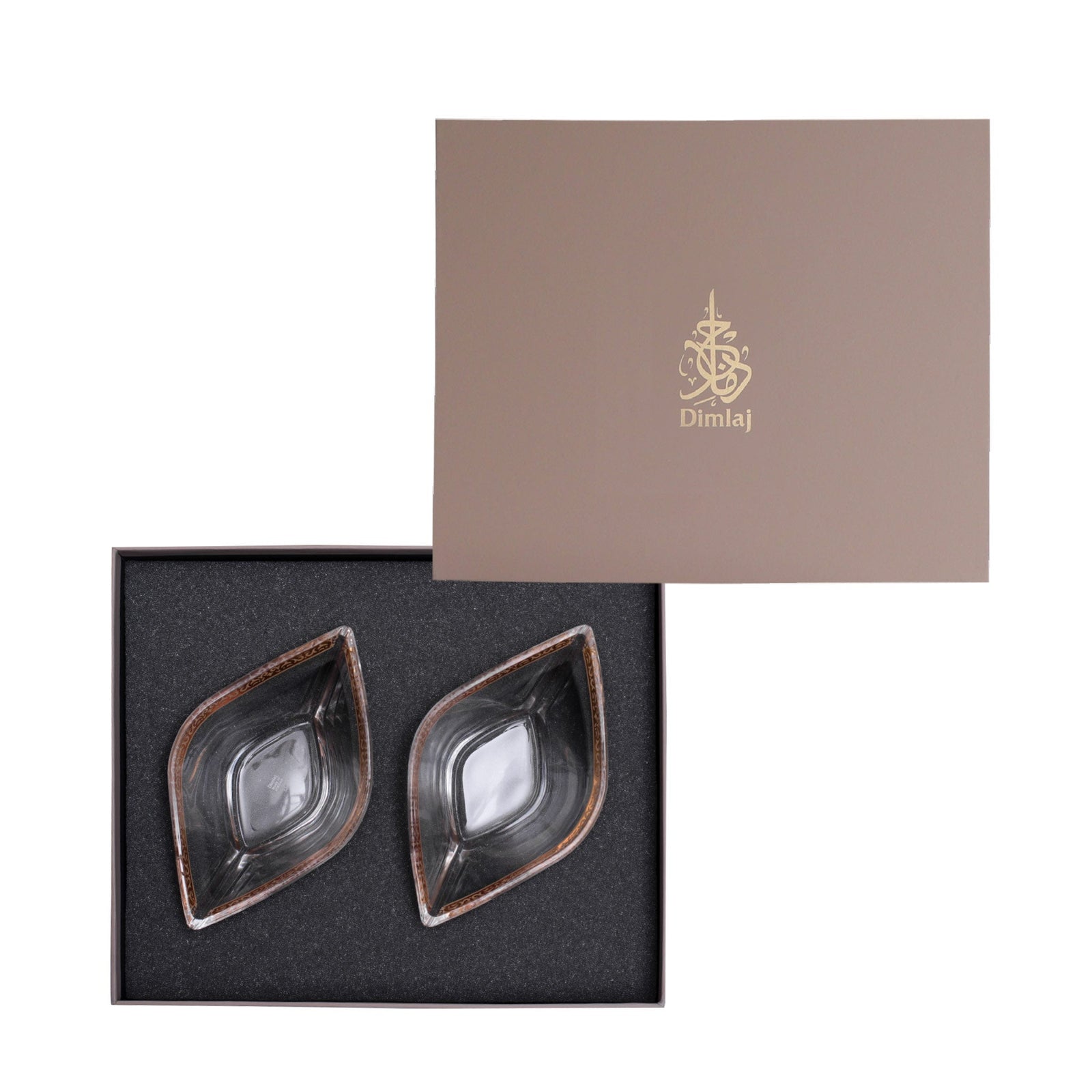 Dimlaj Selena Set of 2 Pcs  Serving Bowls (Gold) - Premium Bowls from Selena By Dimlaj - Just $168! 