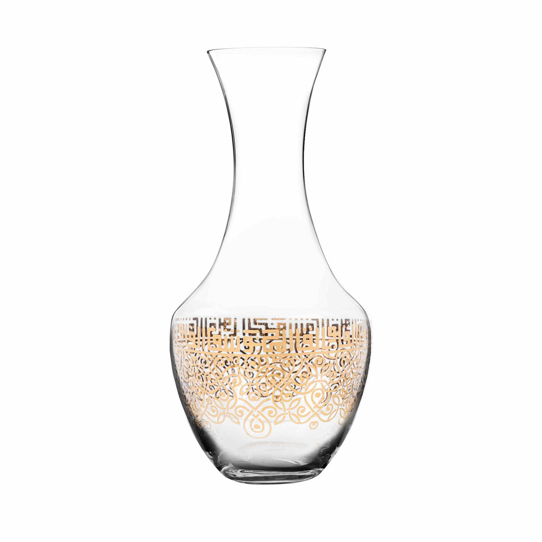 Dimlaj Shafa Crystal Decanter 1.5L (Gold) - Premium Jugs from Shafa By Dimlaj - Just $185! 