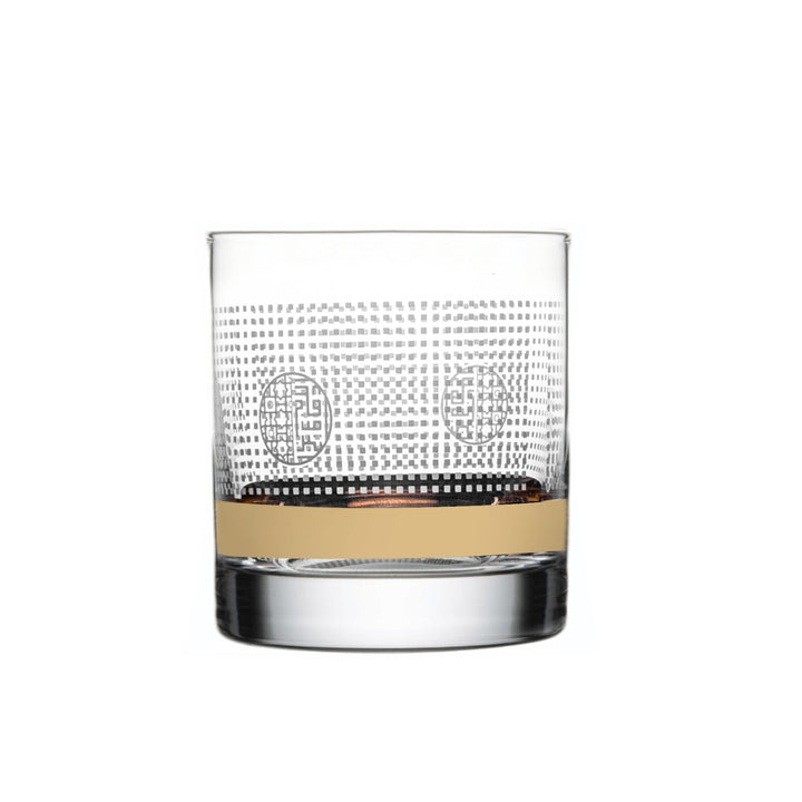 Dimlaj Havana Set of 6 Pcs Short Tumblers (Gold) - Premium Short Tumblers from Havana By Dimlaj - Just $210! 