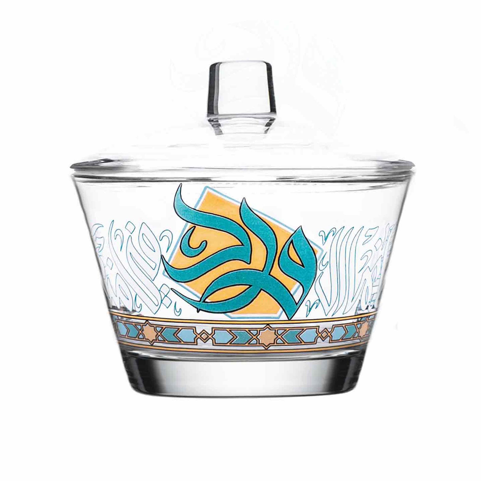 Dimlaj Wurood Set of 2 Pcs Serving Bowls with Lid (Gold & Green) - Premium Sugar Bowls from Wurood By Dimlaj - Just $120! 