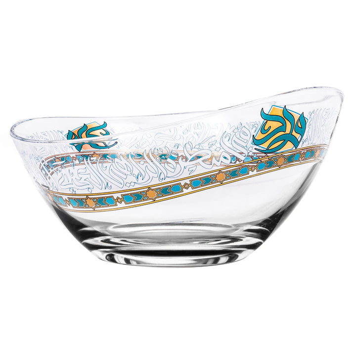 Dimlaj Wurood Serving Bowl (Gold & Green) - Premium Serving Bowls from Wurood By Dimlaj - Just $180! 