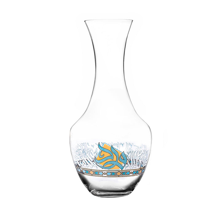 Dimlaj Wurood Crystal Decanter (Gold & Green) - Premium Decanters from Wurood By Dimlaj - Just $144! 