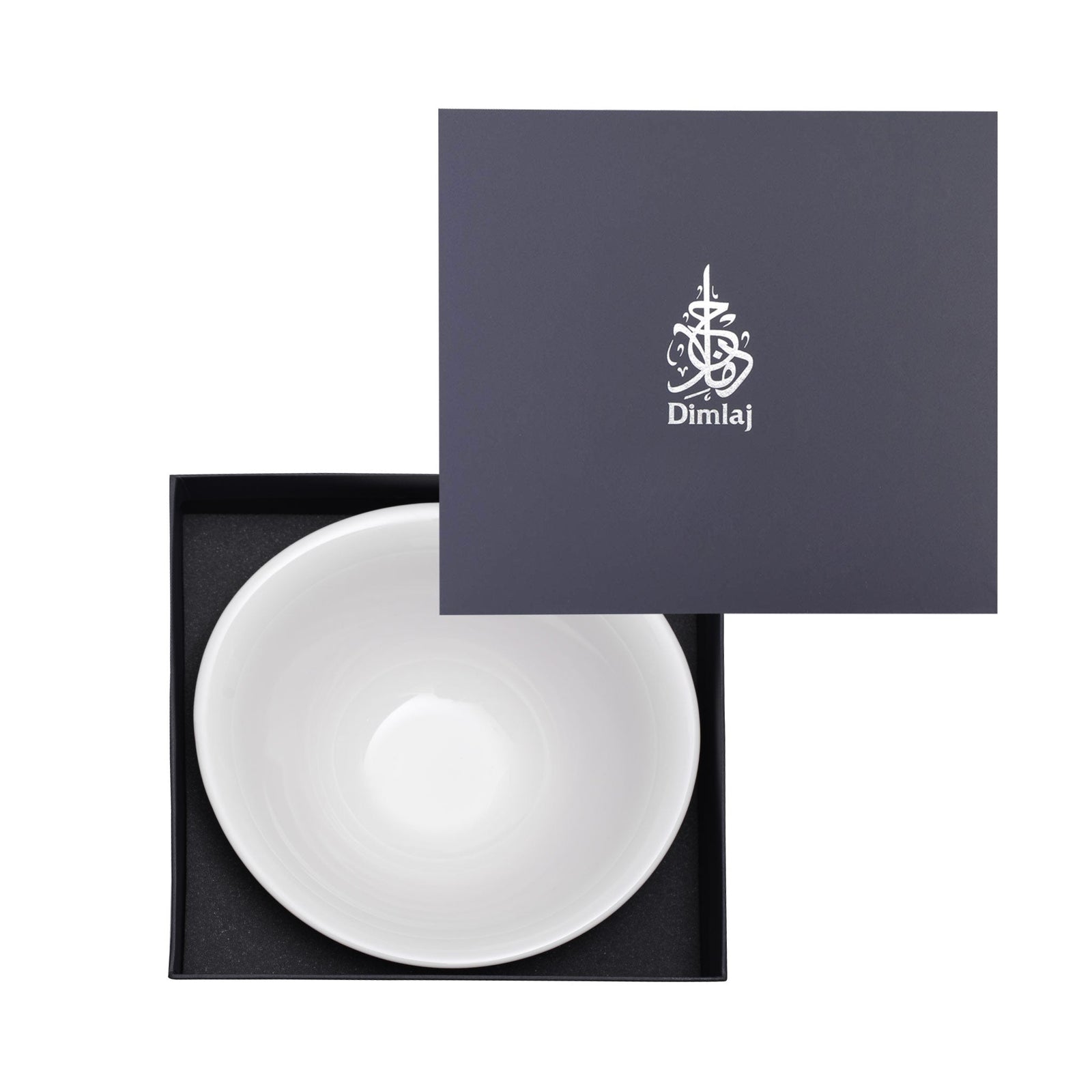 Dimlaj Wurood Large Serving Porcelain Bowl (Gold & Green) - Premium Bowls from Wurood By Dimlaj - Just $185! 