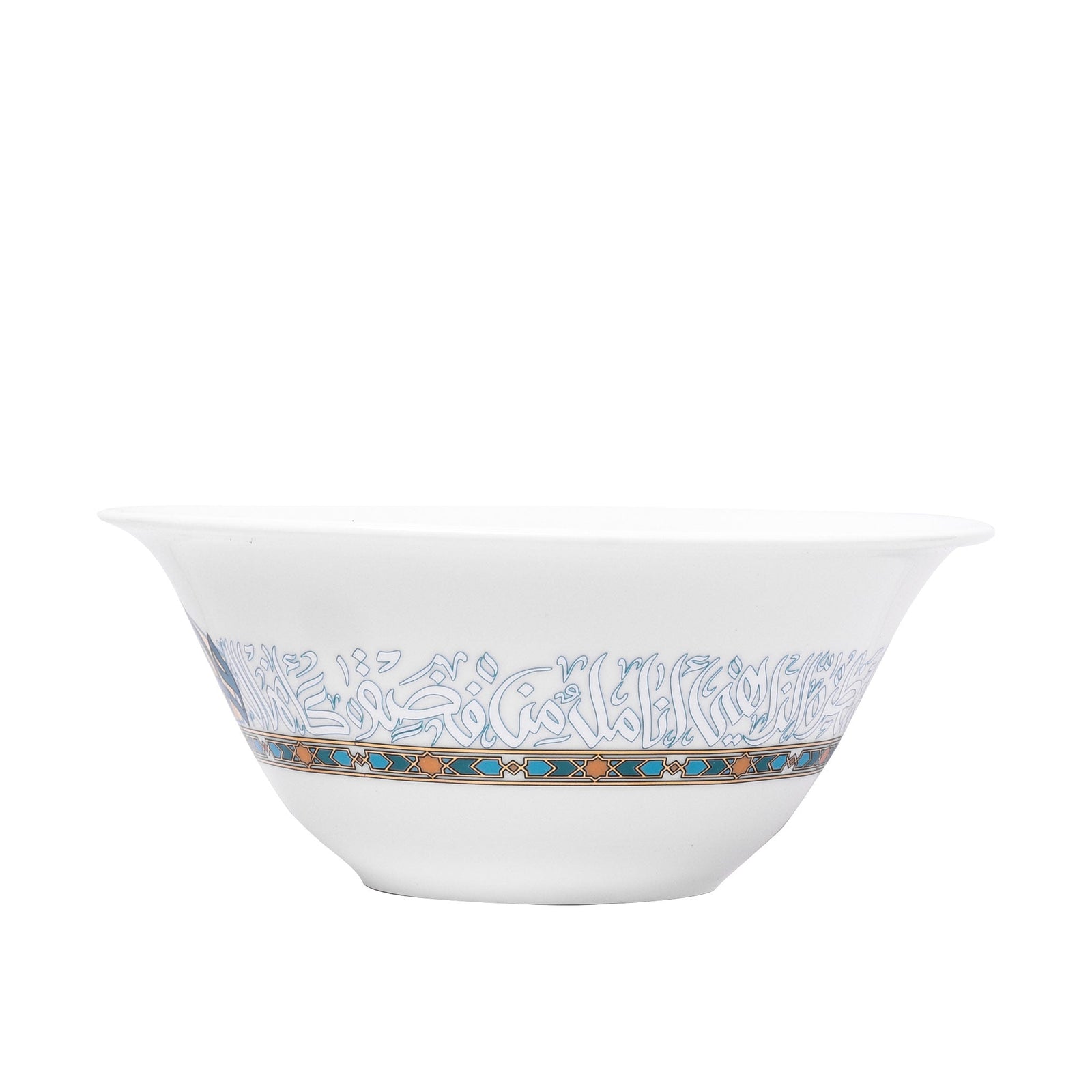 Dimlaj Wurood Large Serving Porcelain Bowl (Gold & Green) - Premium Bowls from Wurood By Dimlaj - Just $185! 