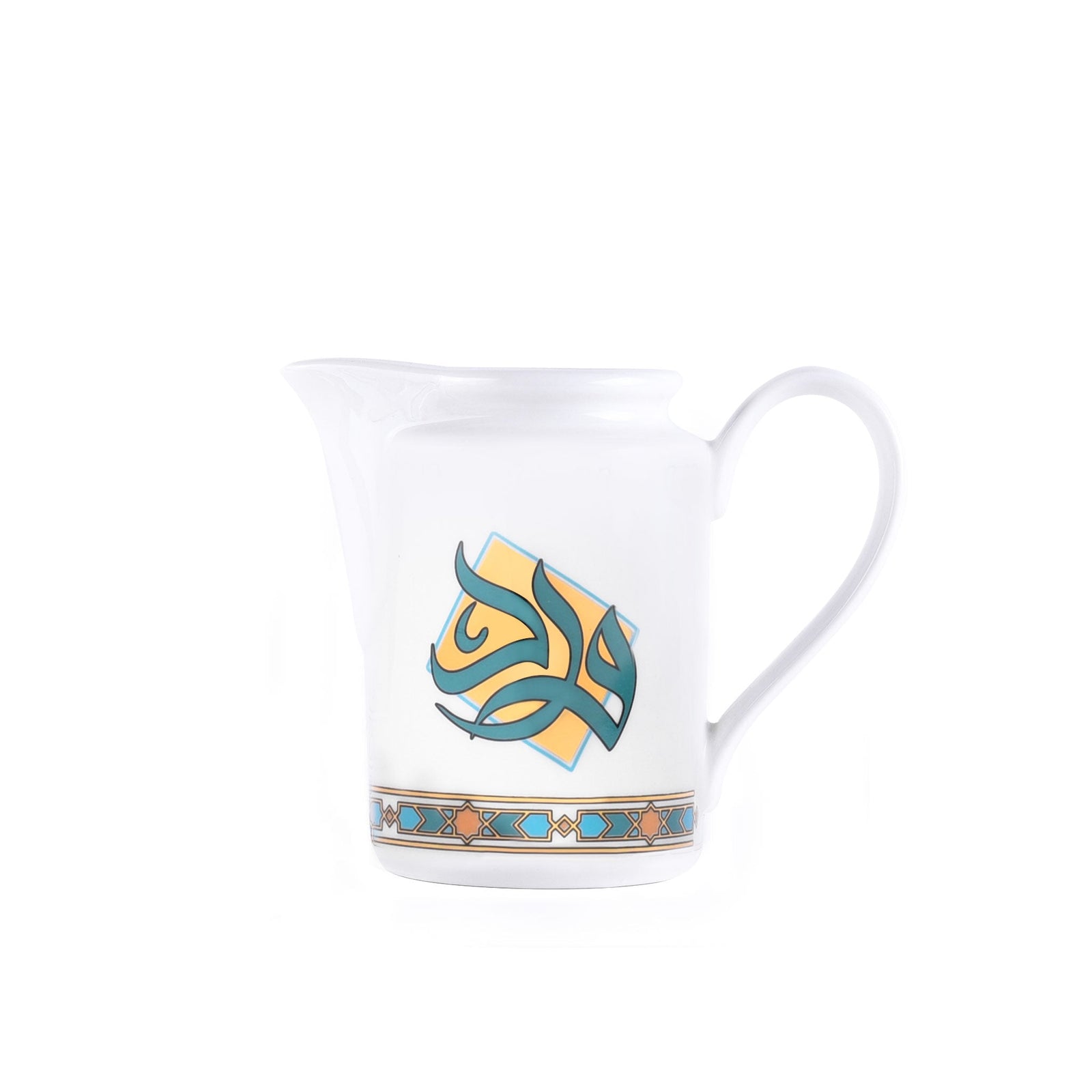 Dimlaj Wurood Set of 2 Pcs Small Milk Pots (Gold & Green) - Premium Milk Pots from Wurood By Dimlaj - Just $185! 