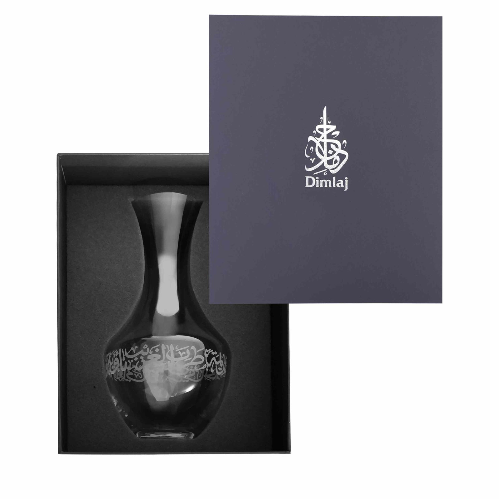 Dimlaj Thuluth Crystal Decanter 1.5L (Engraved) - Premium Jugs from Thuluth By Dimlaj - Just $500! 