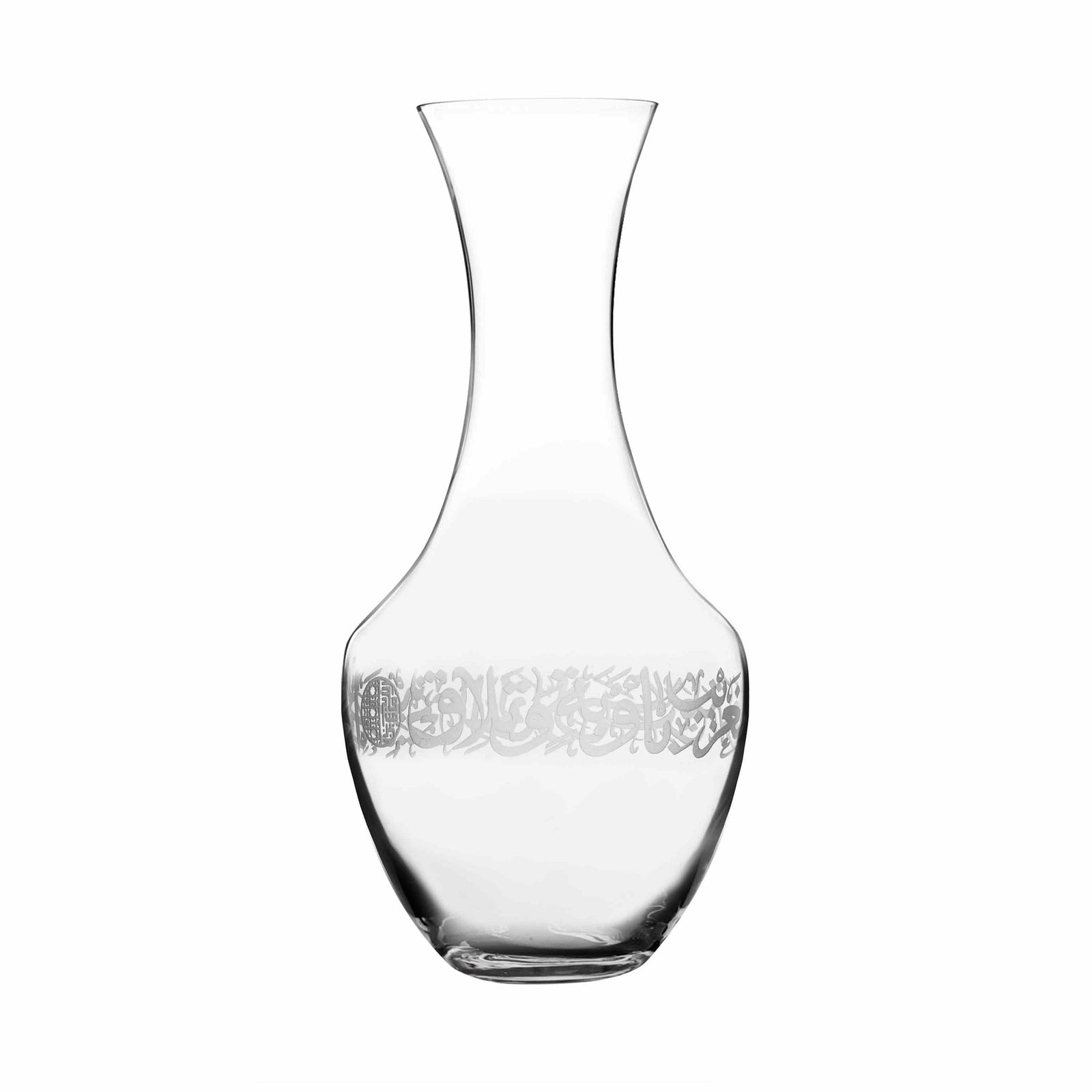 Dimlaj Thuluth Crystal Decanter 1.5L (Engraved) - Premium Jugs from Thuluth By Dimlaj - Just $500! 