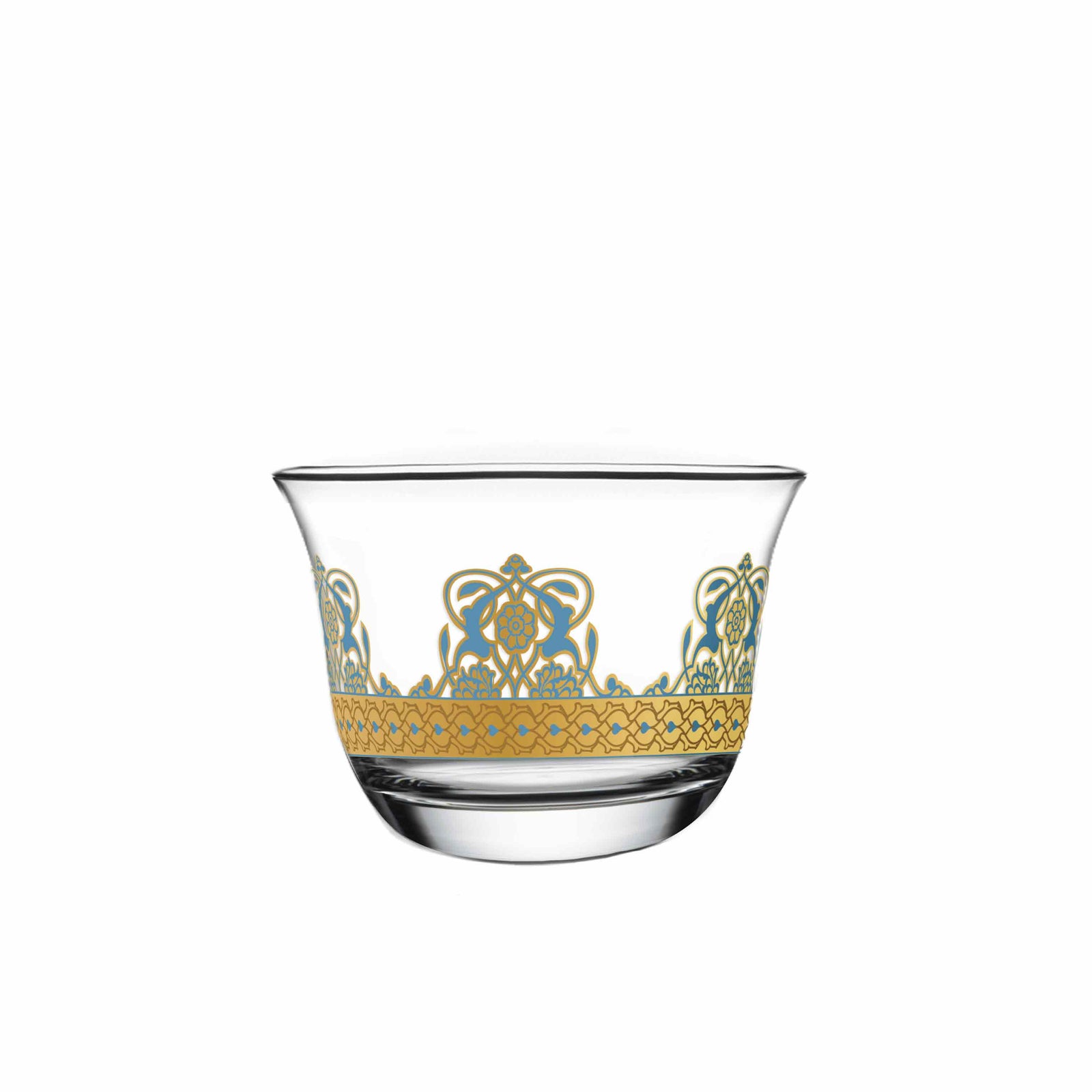 Dimlaj Rayhan Set of 6 Pcs Cawa Cups (Gold) - Premium Cawa Cups from Rayhan By Dimlaj - Just $130! 