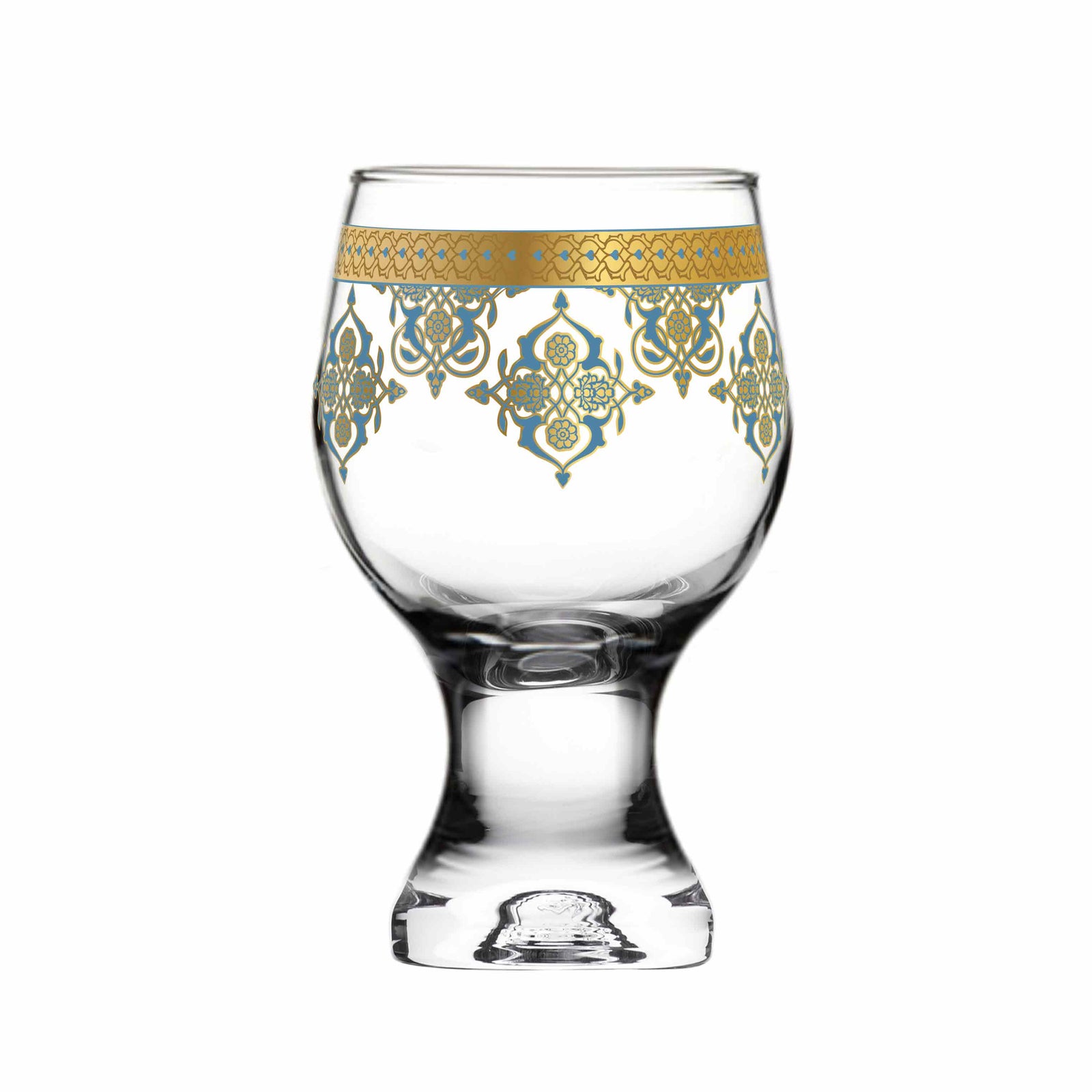 Dimlaj Rayhan Set of 6 Pcs Goblet Stems (Gold) - Premium Goblet Stemware from Rayhan By Dimlaj - Just $265! 