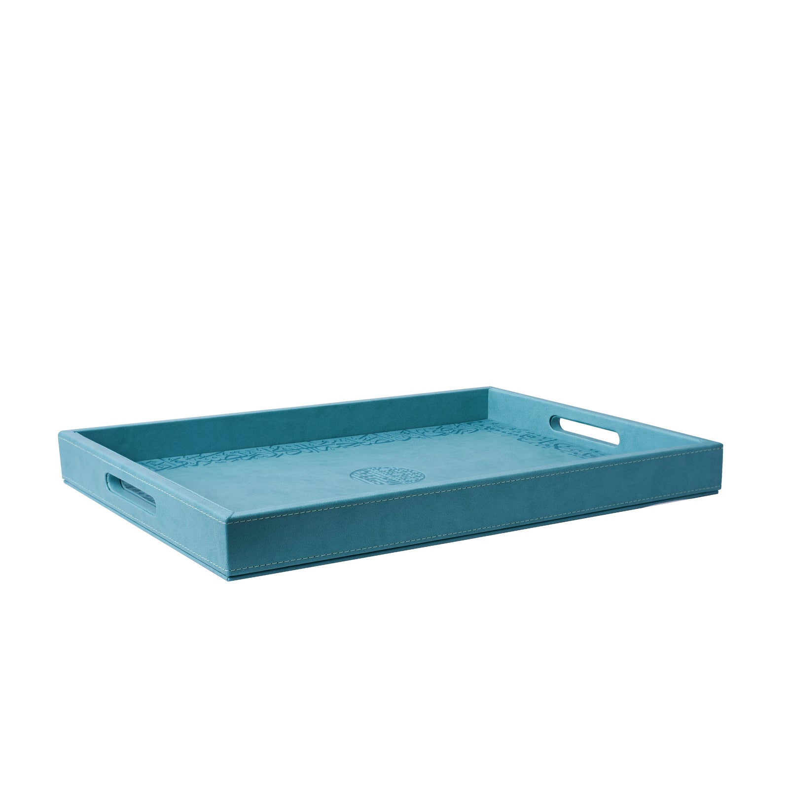 Dimlaj Kareem Small Serving Tray (Turquoise) - Premium Table Accessories from Kareem By Dimlaj - Just $315! 