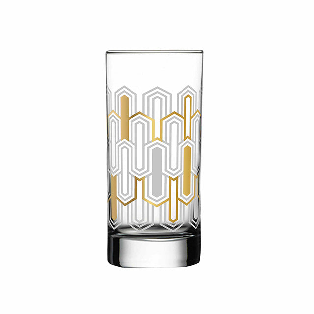 Dimlaj Touch  Basalt Set of 6 Pcs Long Tumblers Gold - Premium Tumblers from Dimlaj Touch - Just $200! 