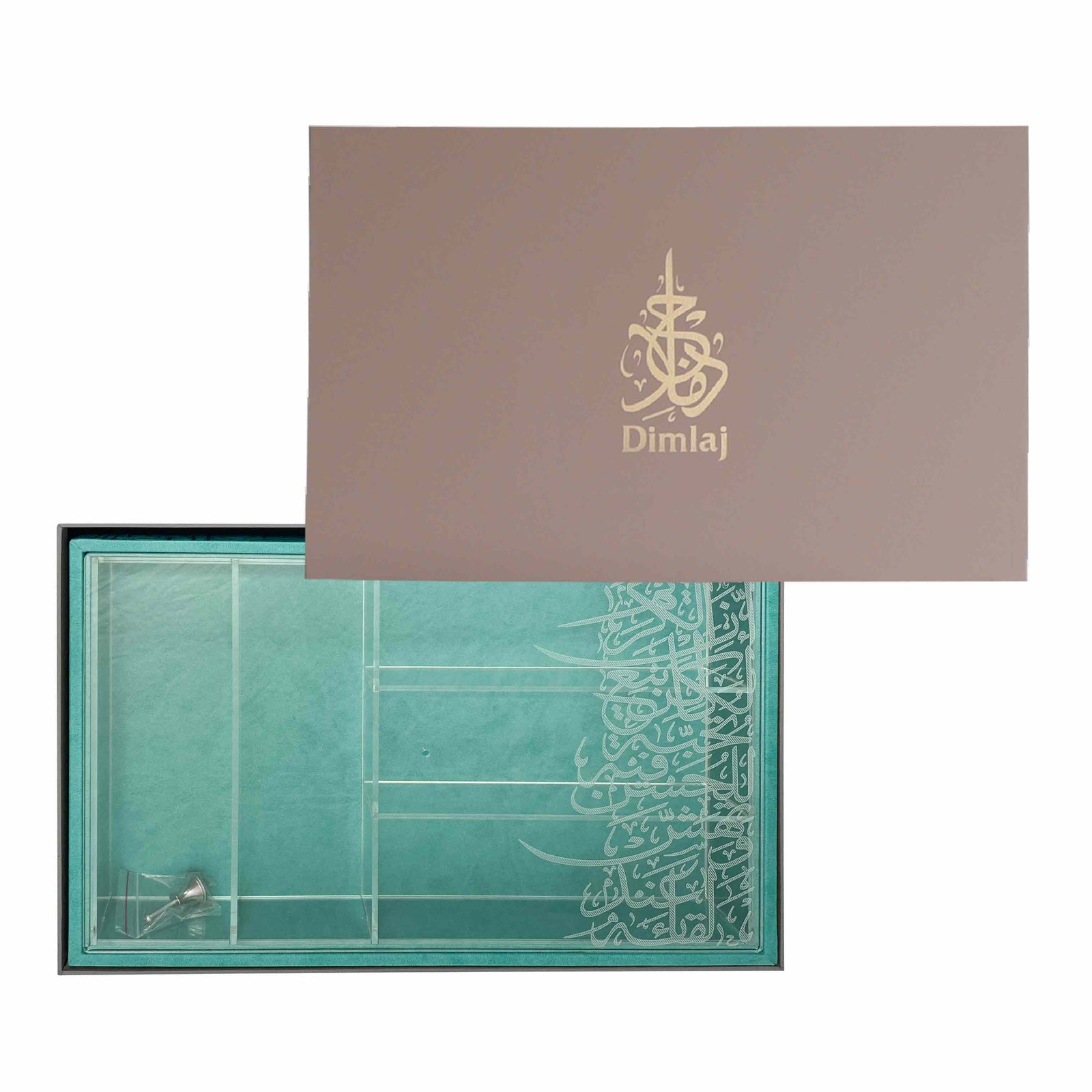 Dimlaj Kareem Cutlery Box (Turquoise) - Premium Table Accessories from Kareem By Dimlaj - Just $450! 