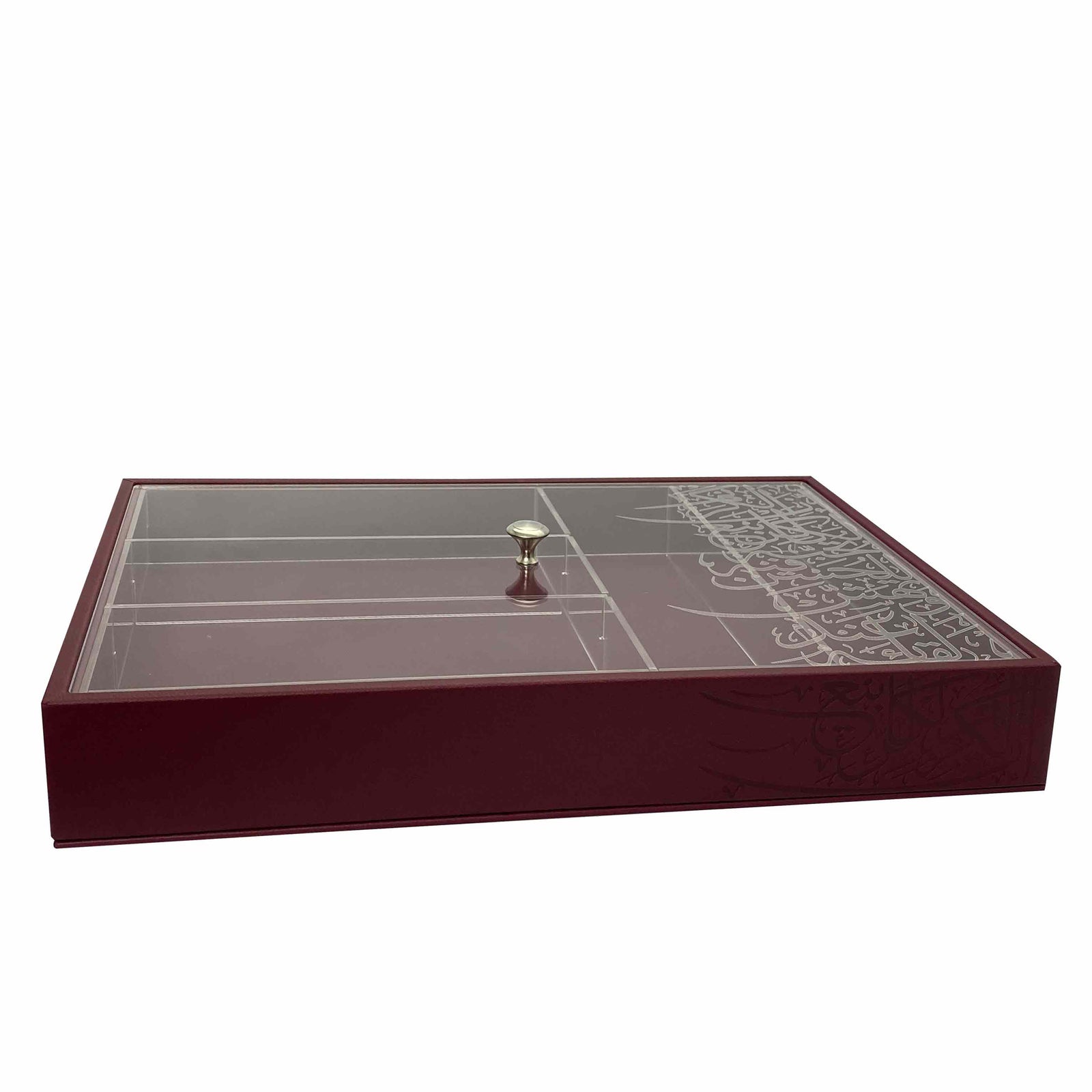 Dimlaj Kareem Cutlery Box (Brick Color) - Premium Table Accessories from Kareem By Dimlaj - Just $370! 