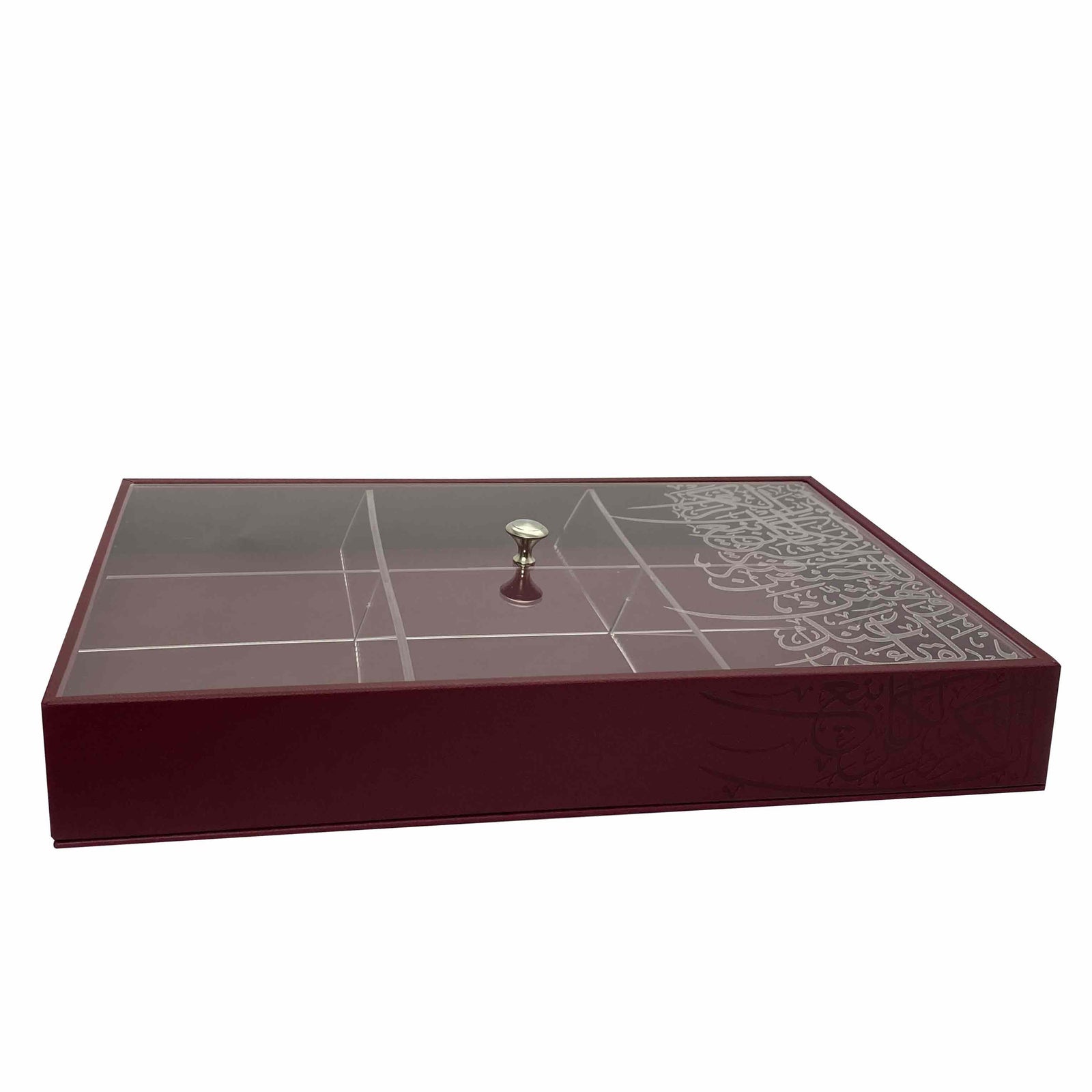 Dimlaj Kareem Large Dessert box (Brick Color) - Premium Table Accessories from Kareem By Dimlaj - Just $395! 