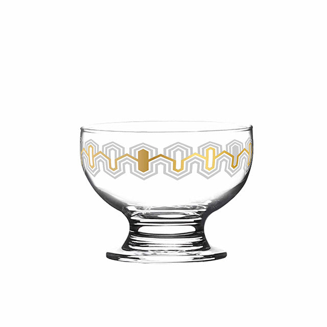 Dimlaj Touch Basalt Set of 4 Pcs Ice Cream Cups Gold - Premium Ice Cream Cups from Dimlaj Touch - Just $79.99! 