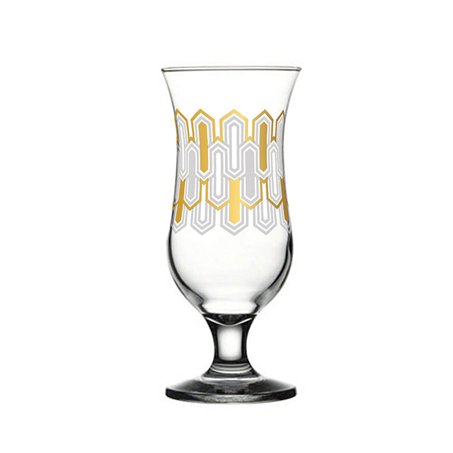 Dimlaj Touch  Basalt Set of 6 Pcs Stemwares Gold - Premium Goblets from Dimlaj Touch - Just $135! 