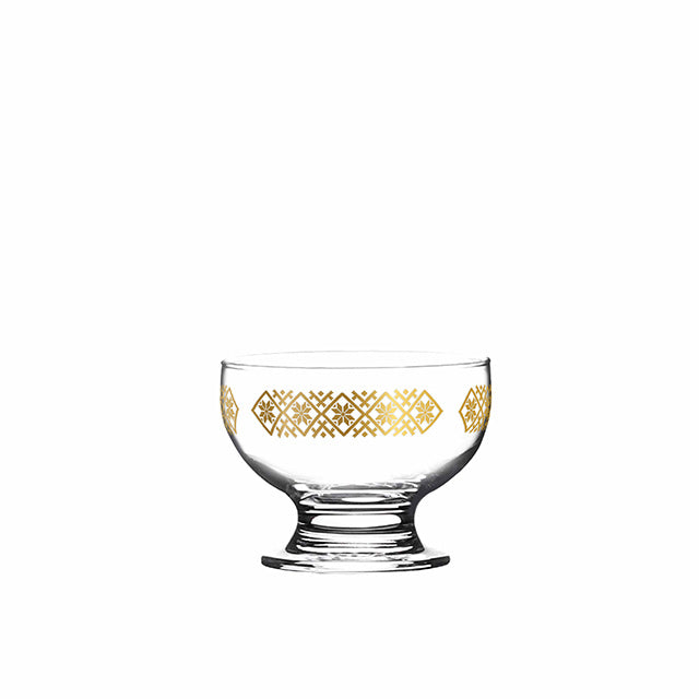 Dimlaj Touch Heritage Set of 4 Pcs Ice Cream Cups Gold - Premium Ice Cream Cups from Heritage By Dimlaj - Just $110! 