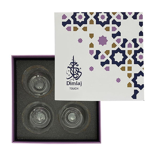 Dimlaj Touch Heritage Set of 4 Pcs Ice Cream Cups Gold - Premium Ice Cream Cups from Heritage By Dimlaj - Just $79.99! 