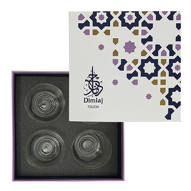 Dimlaj Touch Dunes Set of 4 Pcs Ice Cream Cups Gold - Premium Ice Cream Cups from Dimlaj Touch - Just $79.99! 