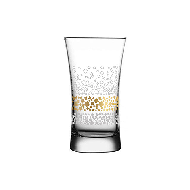 Dimlaj Touch Dunes Set of 6 Pcs Long Tumblers Gold - Premium Tumblers from Dimlaj Touch - Just $135! 