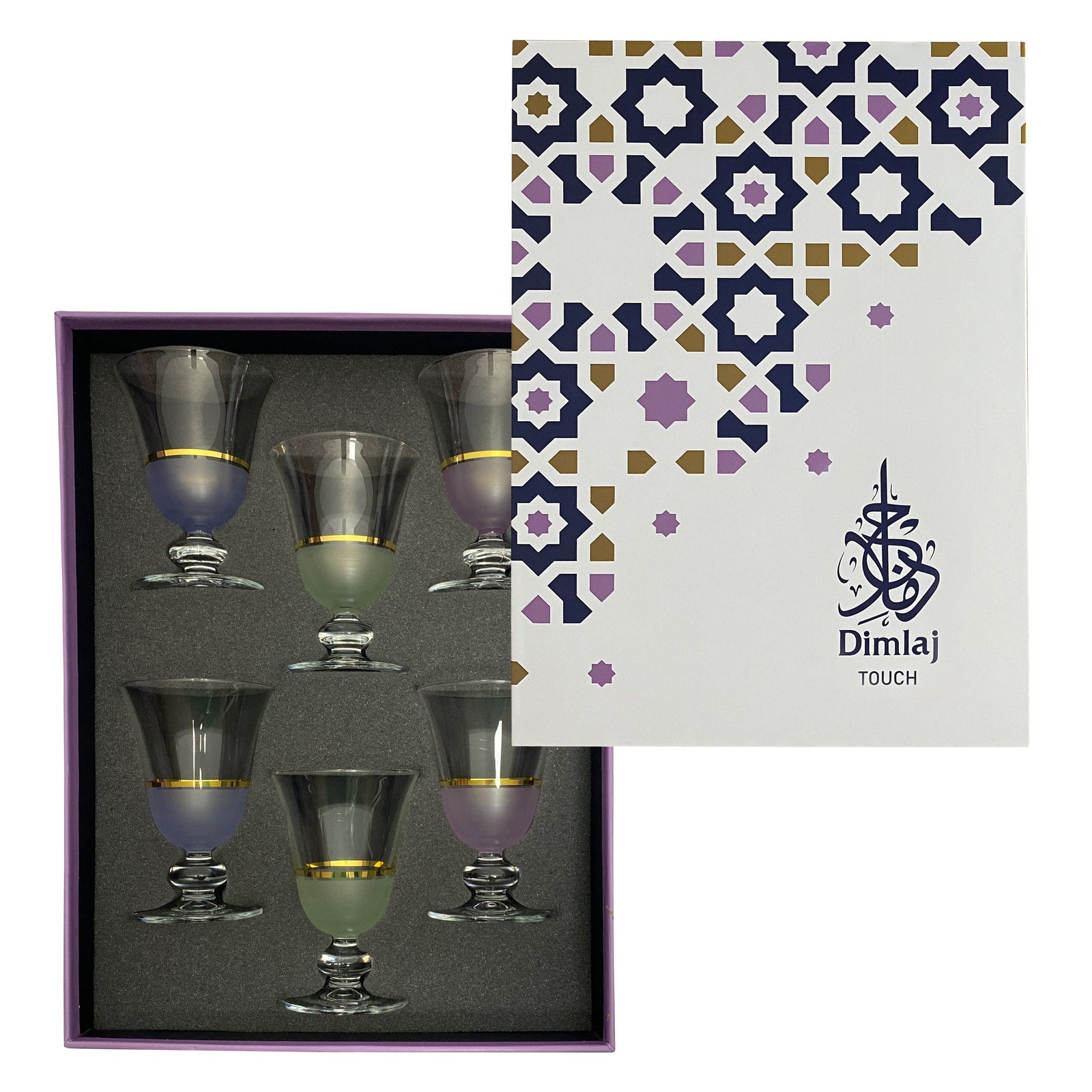 Dimlaj Touch Luminous Set of 6 Pcs Stemwares - Premium Stemware from Dimlaj - Just $135! 