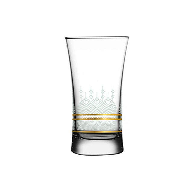 Dimlaj Touch Le Voile Set of 6 Pcs Long Tumblers Gold - Premium Tumblers from Dimlaj Touch - Just $135! 