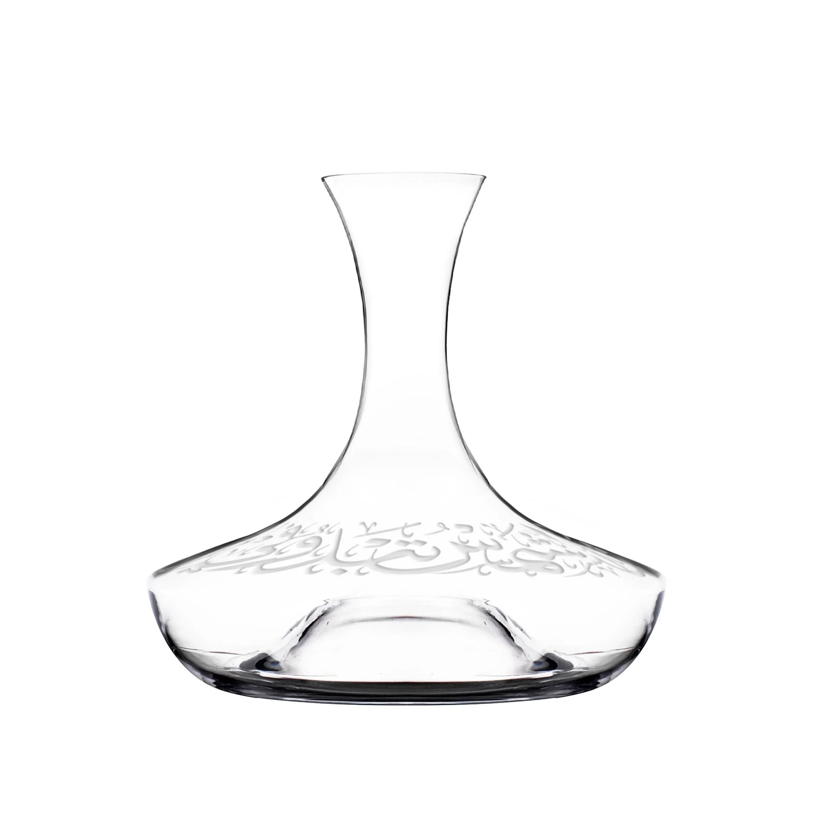 Dimlaj Thuluth Crystal Decanter 1.6L (Engraved) - Premium Jugs from Thuluth By Dimlaj - Just $690! 