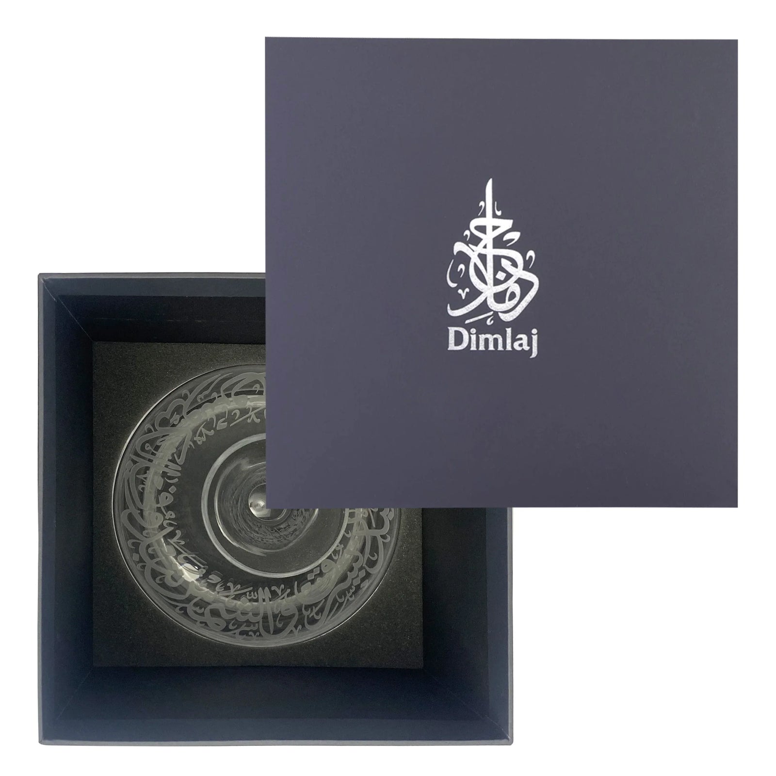 Dimlaj Thuluth Crystal Decanter 1.6L (Engraved) - Premium Jugs from Thuluth By Dimlaj - Just $690! 