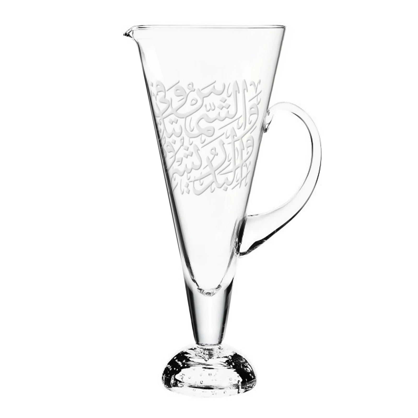Dimlaj Thuluth Crystal Jug (Engraved) - Premium Jugs from Thuluth By Dimlaj - Just $525! 