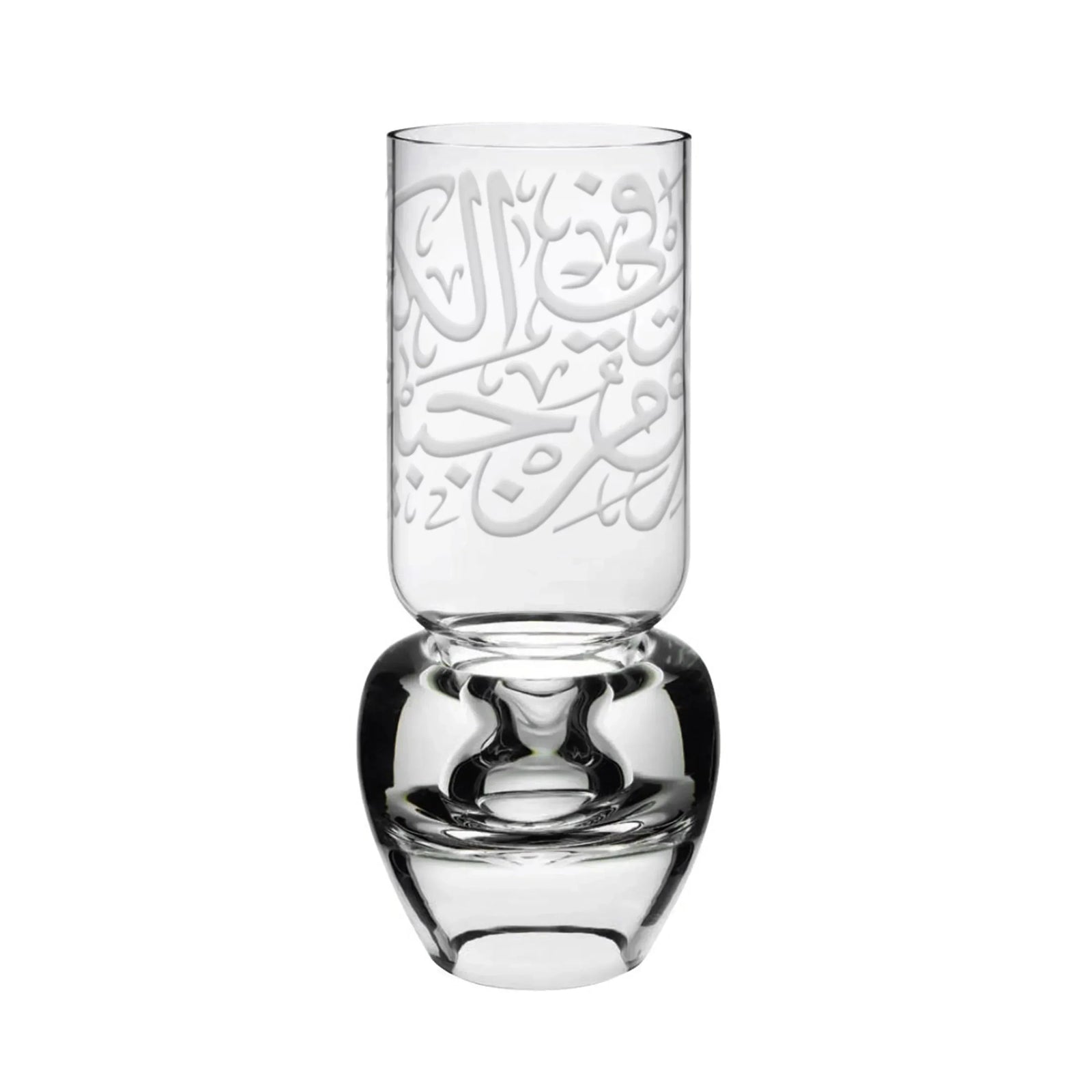 Dimlaj Thuluth Crystal Lantern Light (Engraved) - Premium Table Accessories from Thuluth By Dimlaj - Just $725! 