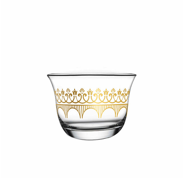 Dimlaj Touch Grace Set of 12 Pcs Cawa Cups Gold - Premium Cawa Cups from Dimlaj Touch - Just $135! 