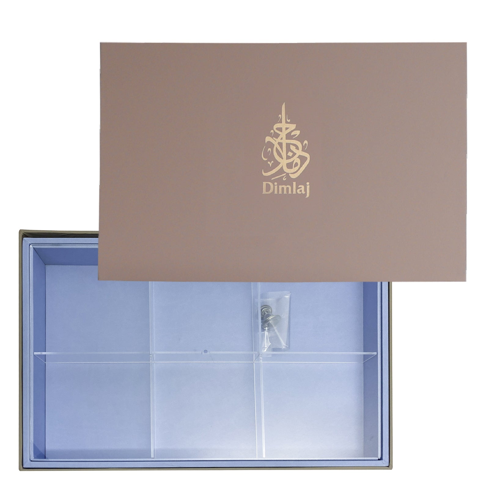 Dimlaj Shafa Large Dessert box (Pastel Blue) - Premium Table Accessories from Shafa By Dimlaj - Just $370! 